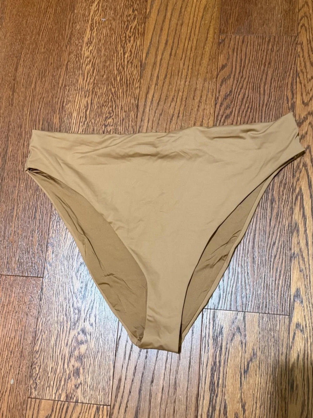 Skims Swim Mid Waist Bikini Bottom Plus Size 2X Tan